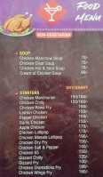 Hill Breeze Bar Restaurant menu