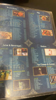 Zaatar Palace menu