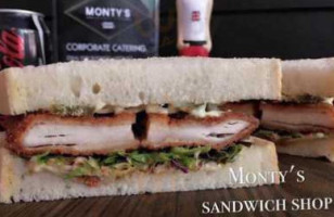 Montys Hot Sandwich Shop food