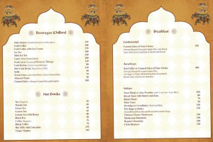 The Mughal Spice menu