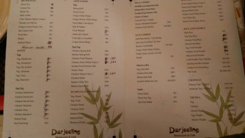 Darjeeling Cafe&stay menu