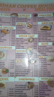 Indian Coffee House(i.c.h) menu