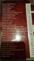De Chandernagore menu
