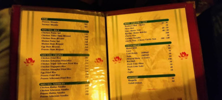 Lotus Dhaba menu