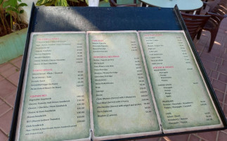 Garden Restaurant menu