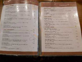 Sl Coconut Tree menu