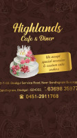 Highlands Cafe Diner food