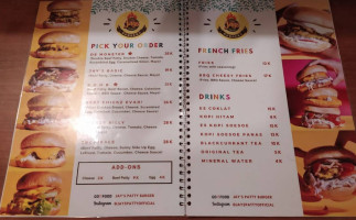 Jay's Patty Burger menu