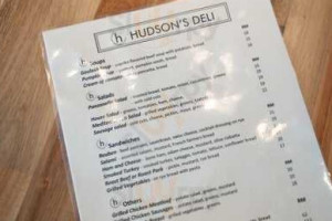Hudson's Deli menu