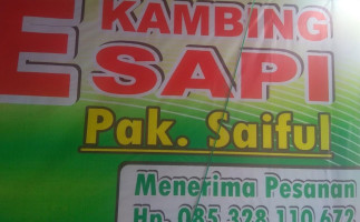 Sate Daging Sapi Pak Saiful food