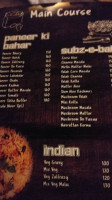 Noormahal menu