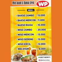 Mie Ayam Bakso Urat Wp food