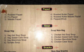 The Hut Family And Dhaba menu