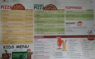 Favourite Pizza menu