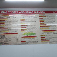 Snappy Pizza Kebab Glenroy menu