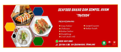 Seafood Bakar Dan Sempol Ayam Trendy food