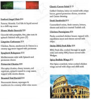 Roma Sparita Hocking menu