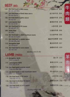 Crystal Fountain Chinese Restaurant menu
