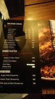 100 Rifles Restocafe menu