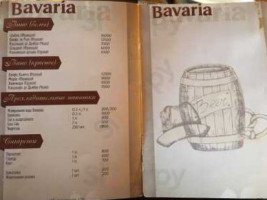 Bavaria menu
