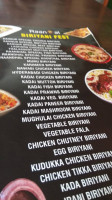 Raandhal menu