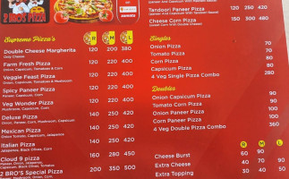 2 Bro's Pizza menu