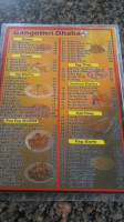 Gangotri Dhaba And Family menu