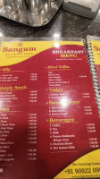 Sangam Veg menu