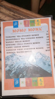 The Momo Monk menu
