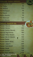 Uttam Punjabi Dhaba menu