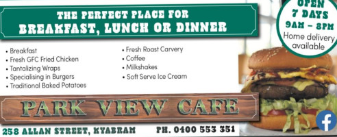 Kyabram Parkview Cafe food
