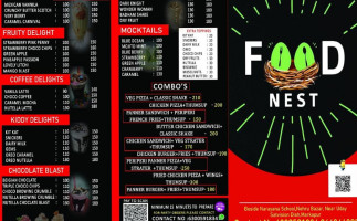 Foodnest Cafe menu