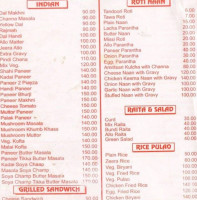 Eat Hub menu