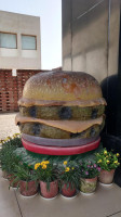 Burger Singh outside