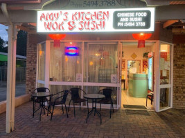 Amy’s Kitchen Wok Sushi inside
