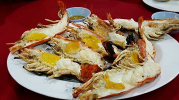 บ กุ้งเผา food