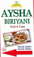 Aysha Biriyani food
