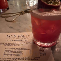 Iron Balls Distillery food