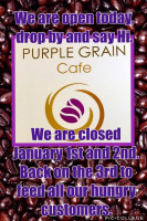 Purple Grain Cafe food