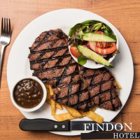 Dining at the Findon Hotel food