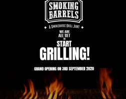 Smoking Barrels outside