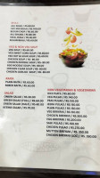 Walden Dhaba menu