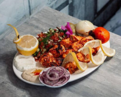 Yanni's Al Basha Shawarma Charcoal Chicken Kebab inside