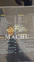 La Patisserie Des Machu menu