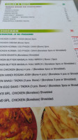 Azad Hind Dhaba menu