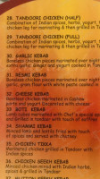 Bawarchi Delight menu