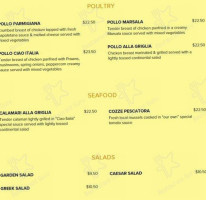 Ciao Italia Nedlands menu