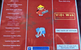 Viet Wok menu