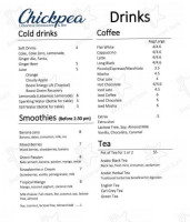 Chickpea menu