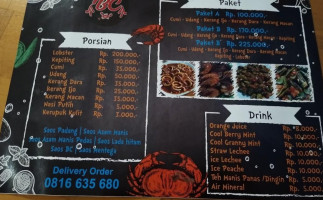 Seafood Boiling Crab Sukabumi menu